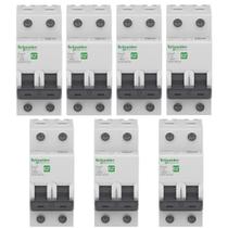 7 Disjuntores Termomagnético Mini Tipo C 20a 3ka Bip