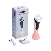 7 Em 1 EMS Microcorrente LED Facial Pescoço Firmador Massageador Rejuvenescimento Da Pele