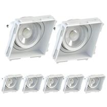 7 Embutido No Frame Ar70 Quadrado Recuado Save Energy