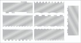 7 Espatulas Inox Para Bolo, Decorar, Modelar E Alisar 20cm