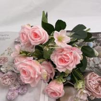 7 Flores De Simulação De Rosas , bouquets De Casamento Doméstico De Decorativas FR-613 Novidade