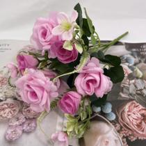 7 Flores De Simulação De Rosas , bouquets De Casamento Doméstico De Decorativas FR-613 Novidade - ying