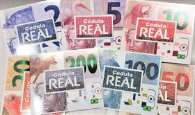 7 Folder para Coleção Cédulas 2 Familia do Real