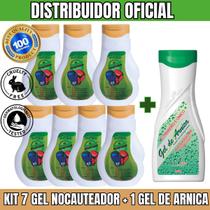 7 Gel Massageador Nocauteador 1 Gel de Arnica Natulife ajuda na massagem fisioterapia alivio da dor corporal