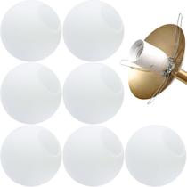 7 Globos Vidro 15cm Esfera Bola Bolinha Jabuticaba Branco Fosco Leitoso Gimpo 7x-GL15 7 Globos Vidro 15cm Esfera Bola Bolinha Jabuticaba Branco Fosco Leitoso Gimpo 7x-GL15