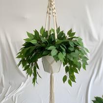 7 Hastes de Fícus planta artificial uma ótima opção para arranjos e projetos de artesanato - DE0224