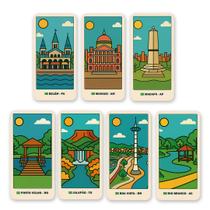 7 Imãs de Metal Turístico Da Região Norte Do Brasil 3x6m