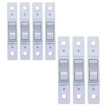 7 Interruptores Simples Sem Placa Branco 10a 250v Blux 7 Interruptores Simples Sem Placa Branco 10a 250v Blux