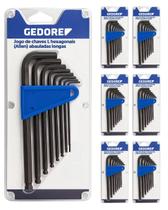 7 Jogo De Chave Hexagonal Longa 3/32 A 3/8 Gedore 8 Peças