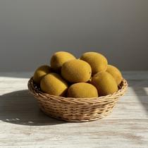 7 Kiwi Artificiais Qualidade Premium 7cm Enfeite e Decoração de Eventos, Festas Temáticas e Espaços Gourmet - DE2525