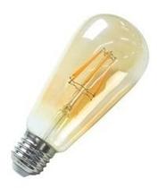 7 Lampada Filamento Vintage Led 4w Ambar St64 Bivolt Ali48