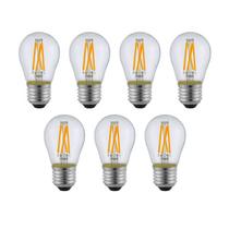 7 Lâmpada G45 Filamento Vidro Transparente LED E27 Ace36