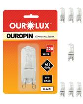 7 Lâmpada Halógena Ouropin 2800K 60w 220v Ourolux