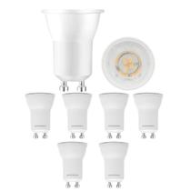7 Lâmpada Mini Dicroica LED MR11 4W GU10 3000K 300lm Branco Quente 7 Lâmpada Mini Dicroica LED MR11 4W GU10 3000K 300lm Branco Quente
