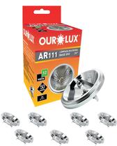 7 Lâmpada Ourolux Ar111 12v 50w 24º G53 Branco-quente