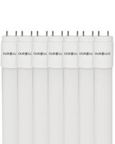 7 Lâmpada Ourolux Tubo Com Driver T5 9w Branco Quente