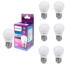 7 Lâmpadas Bulbo Led Philips 4w E27 G45 6500k Fria Bivolt