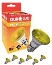 7 Lâmpadas Halógenas Decorativa Ourolux PAR20 50W 220V 30 Graus Base E27 Cor da Luz Amarela 7 Lâmpadas Halógenas Decorativa Ourolux PAR20 50W 220V 30 Graus Base E27 Cor da Luz Amarela