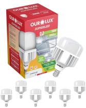 7 Lâmpadas LED de Alta Potência Tipo T 100w Base E27 Bivolt Cor da Luz 6500k Branco Frio Ourolux 7 Lâmpadas LED de Alta Potência Tipo T 100w Base E27 Bivolt Cor da Luz 6500k Branco Frio Ourolux