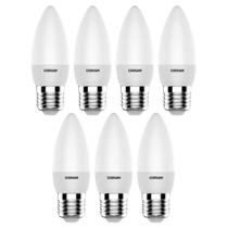 7 Lâmpadas Led Vela Fosca 2700k 260lm E27 Ledvance 7019477