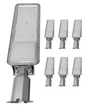 7 Luminárias Multiuso 100W Base NEMA 3 Pinos Cor da Luz 5000K Branco Frio Ourolux