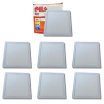 7 Luminárias Painel Led Sobrepor Philips Pila 18w 6500k 200mm