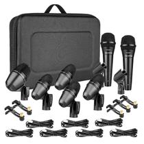 7 Microfones Bateria Skypix Sk-mks7 P/ Bumbo Caixa Tom Prato Cor Preto 7 Microfones Bateria Skypix Sk-mks7 P/ Bumbo Caixa Tom Prato Cor Preto