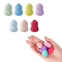 7 Mini Esponja Esponjinha Maquiagem Base Pó Corretivo