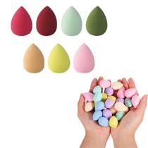 7 Mini Esponja Esponjinha Maquiagem Base Pó Corretivo