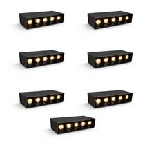 7 Mini Spot Preto Sobrepor Pontual Downlight Luz07