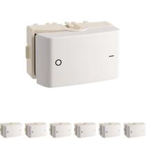 7 Módulo Interruptor Bipolar Simples Schneider Decor 25 A 250 V Branco