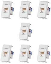 7 Módulo Tomada Informática Margirius RJ45 CAT 6 Sleek 7 Módulo Tomada Informática Margirius RJ45 CAT 6 Sleek