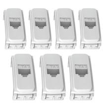 7 Módulos Para Tomada Cor Branca Rj45 Cat 5e Weg Composé