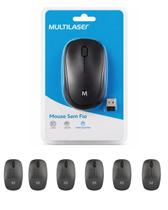 7 mouses sem fio ms200 usb 1200dpi multilaser