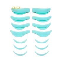 7 Pares de Pads de Silicone para Permanente de Cílios L Curl 3D - Ferramenta de Levantamento
