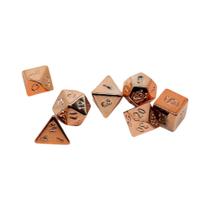 7 pçs conjunto galvaniza jogo de tabuleiro dados conjunto poliédrico jogo de mesa dados rpg dados