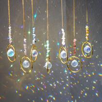 7 peças de HDCRYSTAL GIFTS Crystal Suncatchers 31 cm Rainbow Maker 7 peças de HDCRYSTAL GIFTS Crystal Suncatchers 31 cm Rainbow Maker