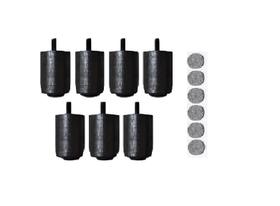 7 Pés P63 Preto 6,5 cm Cama Box Baú Casal Madeira C/ Feltro