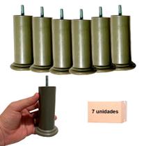 7 Pés Para Cama Box 12cm Pe De Cama Casal Reforçado C/ Parafuso 7 Pés Para Cama Box 12cm Pe De Cama Casal Reforçado C/ Parafuso