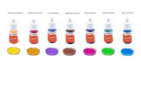 7 Pigmento Corante Líquido P/ Resina Epoxi 10ml - Básicas - SARAMANIL
