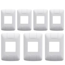 7 Placas 4x2 Branca C/ 2 Módulos Juntos Tramontina Aria