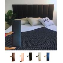 7 Placas Adesivas Modulada Cabeceira Cama Casal Box Quarto - Módulo 20x60