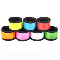 7 pulseiras slap luminosas coloridas de nylon de 35 cm 7 pulseiras slap luminosas coloridas de nylon de 35 cm