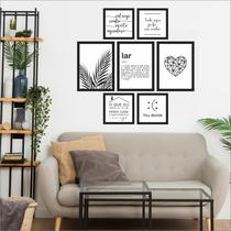 7 Quadros Decorativos Lar aqui já foi um Sonho Sala Quarto