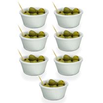 7 Ramekins Molheiras 90ml 100% Melamina Gourmet Mix 7 Ramekins Molheiras 90ml 100% Melamina Gourmet Mix