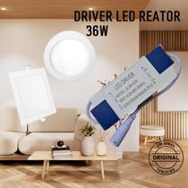 7 Reator Led Driver 36w / 54-84v Plafon Embutir Sobrepor 600ma