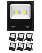 7 Refletor Led Alumínio Rgb 100w Preto 7 Refletor Led Alumínio Rgb 100w Preto