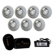 7 Refletor LED RGB 9W + Módulo RGB + Fonte 10A 120W 7 Refletor LED RGB 9W + Módulo RGB + Fonte 10A 120W