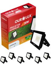 7 Refletor Projetor LED 30w Bivolt Cor da Luz Branco Frio 6500K IP65 Ourolux 7 Refletor Projetor LED 30w Bivolt Cor da Luz Branco Frio 6500K IP65 Ourolux