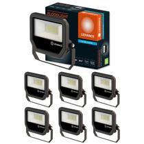 7 Refletores Led 26w Bivolt Preto 5000k Ledvance 7022694